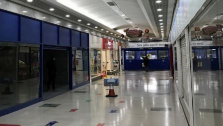 Existing vacant unit. Runcorn Shopping City. ADP Architecture.