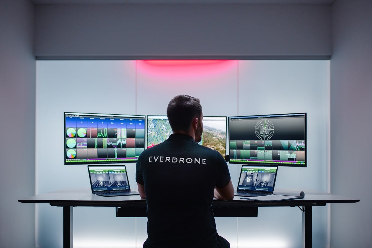 The EMADE employs military-grade AES-256 encryption in order to avoid any cybersecurity issues. (Everdrone)