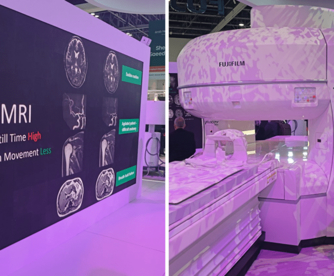 Image Fujifilm Showcased the Oasis Velocity Open MRI at Arab Health 2025