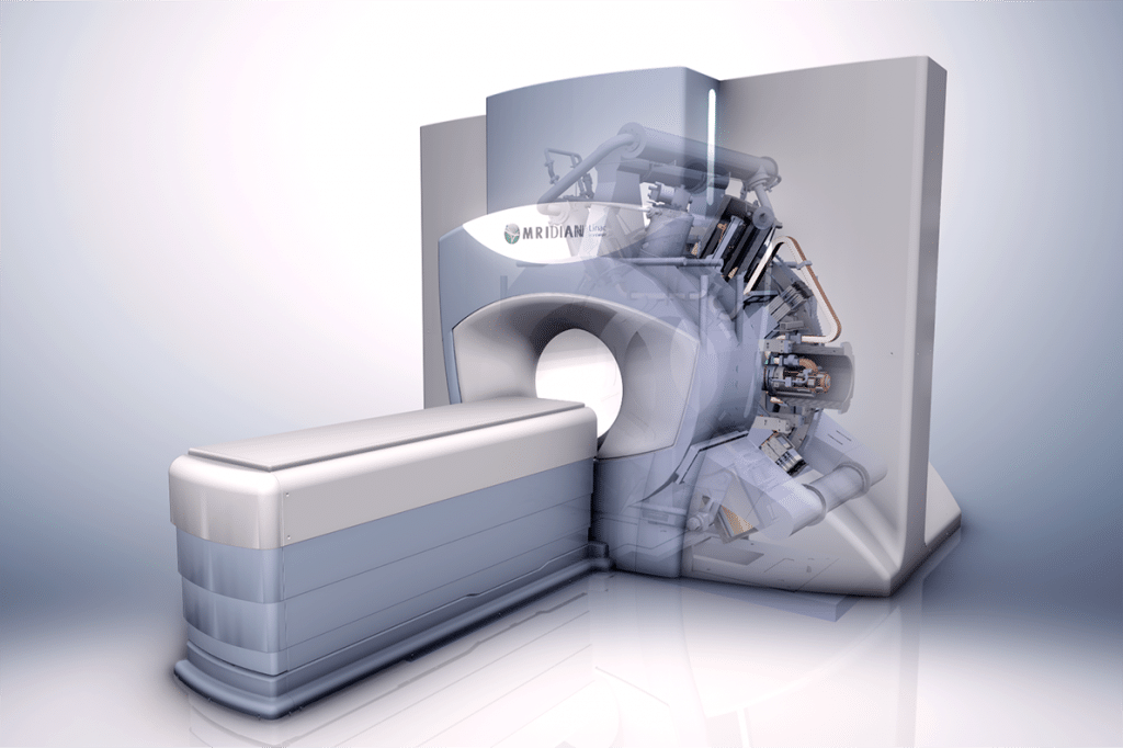 The MRIdian MR Linac Therapy System by ViewRay. (Credit: ViewRay)