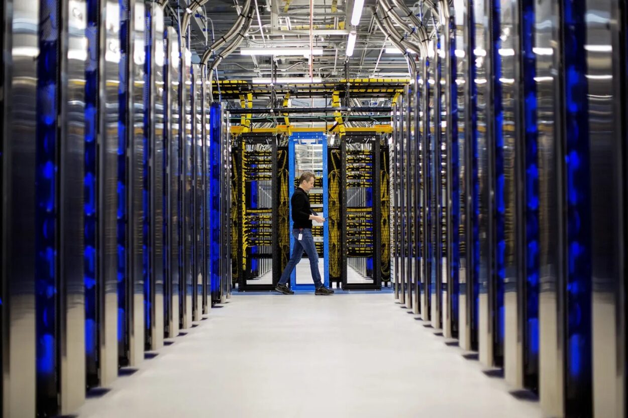 Open AI's supercomputer. (Credit: Microsoft AI Blog)