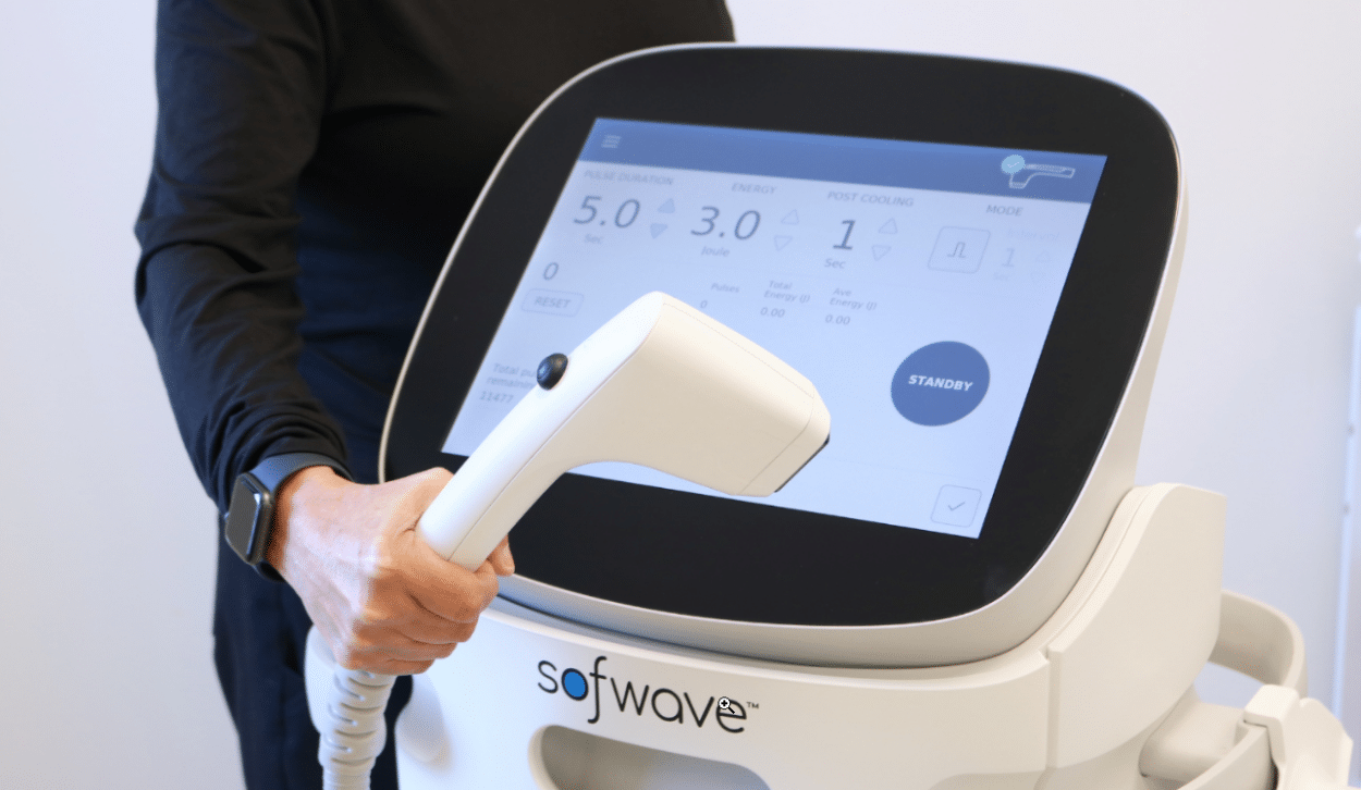 The Sofwave ultrasound device works by stimulating new collagen by telling the body to heal itself through the principle of controlled injury. (Credit: Sofwave)