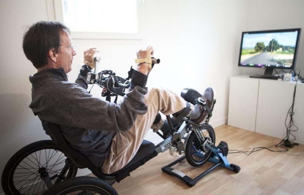 Image Autonomous Use of Smart Fitness Equipment for People with Reduced Mobility