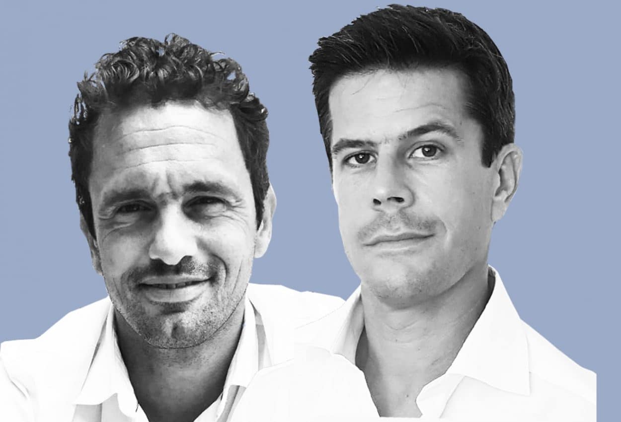 Strap4u's founders, Yann Sivy (left) and Laurent Bloedt. (Credit: Strap4u)