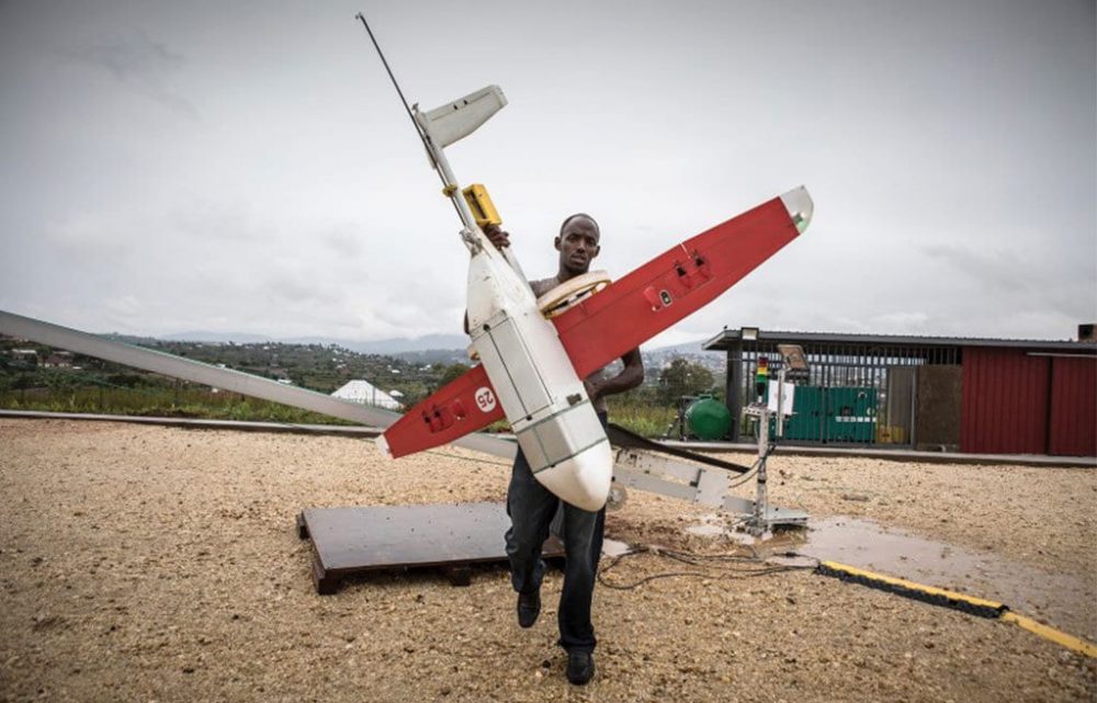 Image Drone-Delivery Start-up in Rwanda