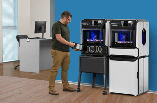 Stratasys' J3 DentaJet 3D printer. (Credit: Stratasys)