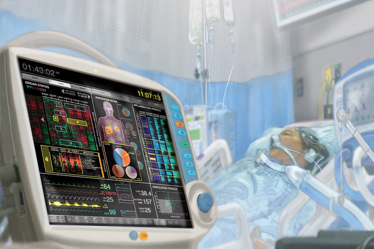 Diagnosing sepsis isn’t easy. Intensive care unit image; (Credit: Shutterstock)