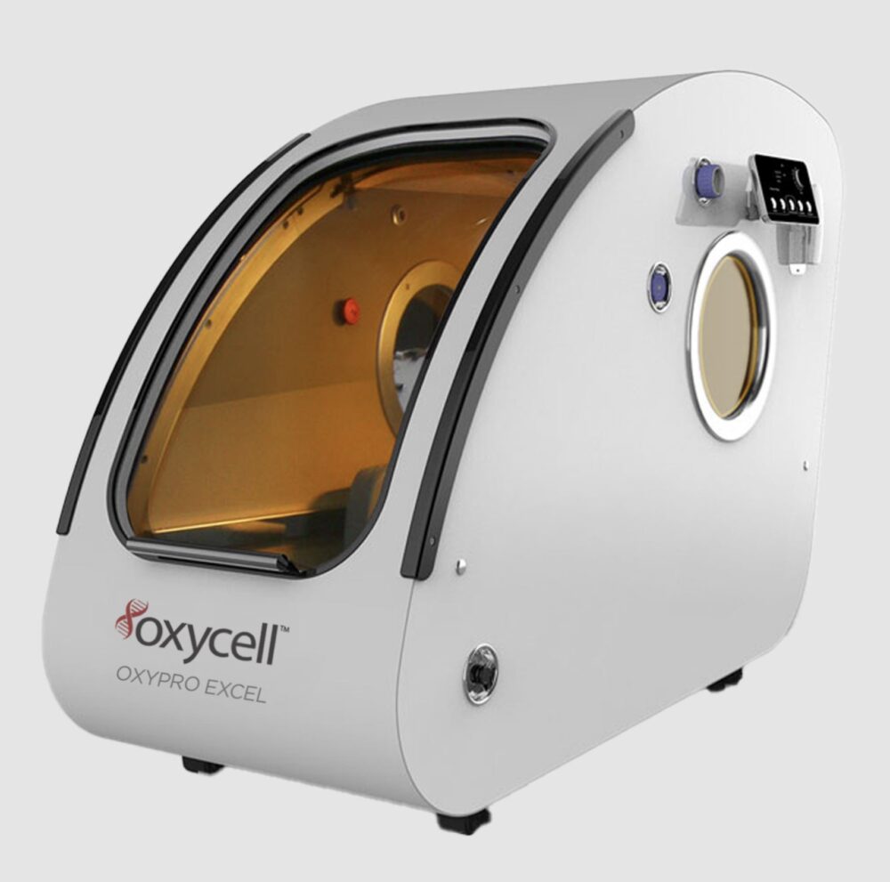 Excel hyperbaric chamber. Courtesy of Oxycell.