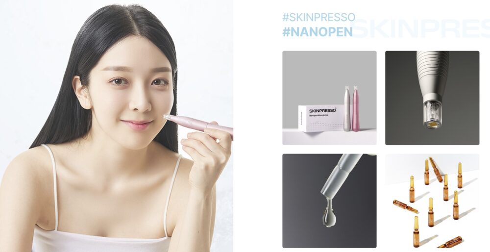 Skinpresso, UMECO’s skincare brand, focuses on advanced home-use products addressing the growing interest in at-home therapies.
